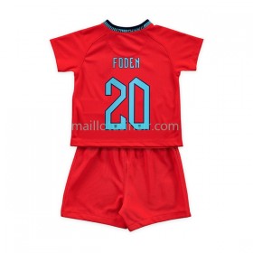 Maillot de Foot Angleterre Foden 20 Extérieur Coupe du monde 2022 - Enfant